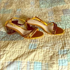 NTW Golden Zara Heels